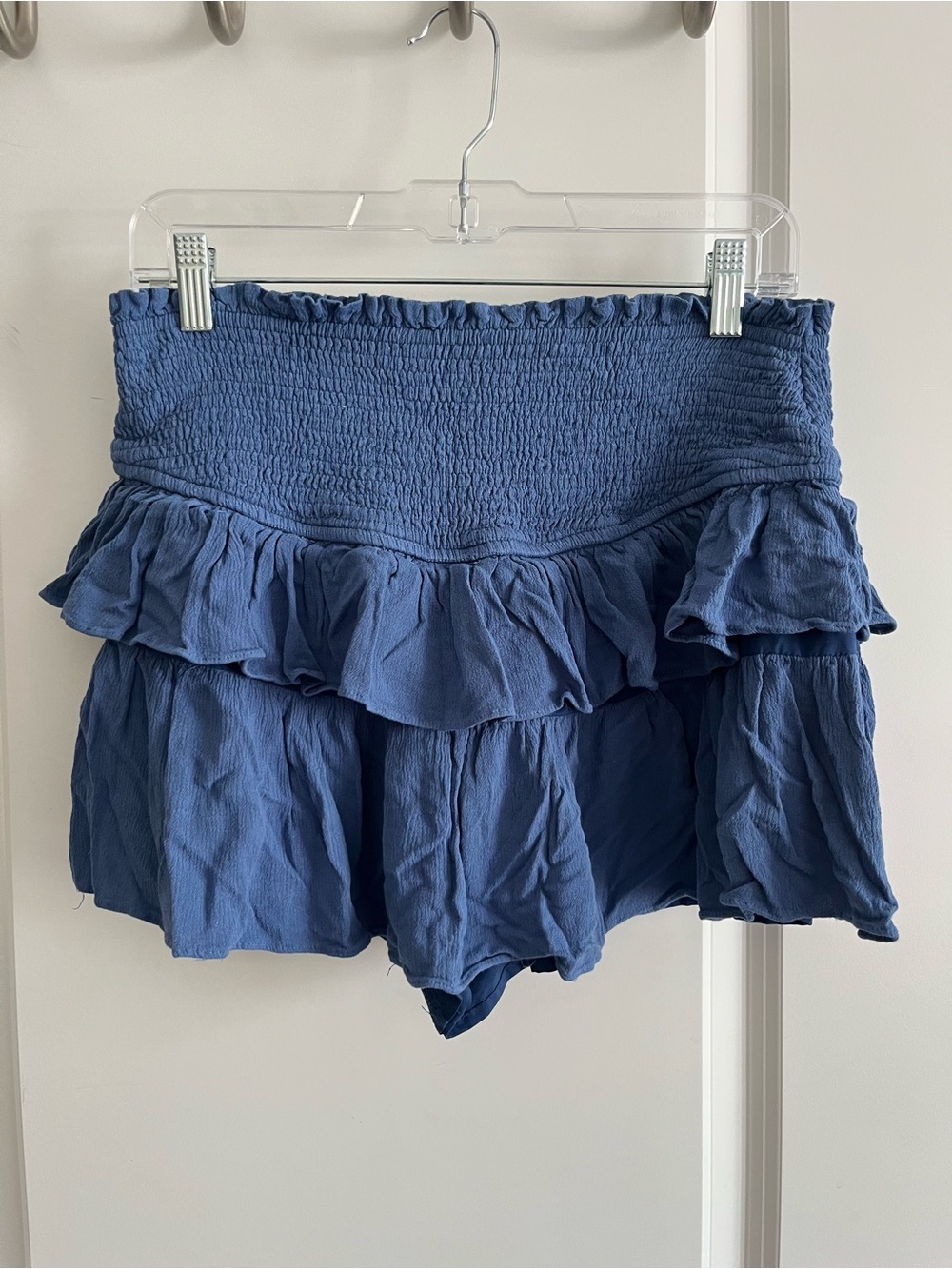 Ivy & Leo Blue Ruffle Skort sz M
